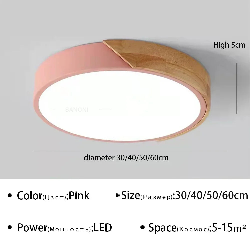 Modern LED ceiling lamp Macaron chandelier