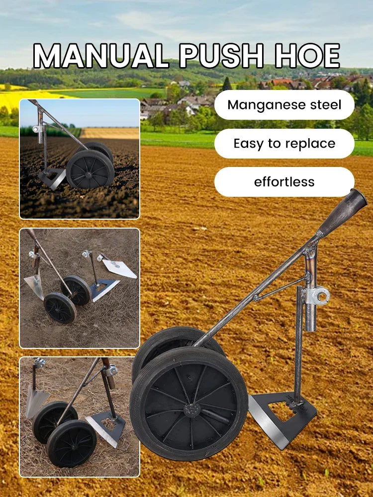 Weeding Hoe Terrarex Duo | Hand-Forged From Manganese Steel | for Weeding & Soil Loosening | Without Handle