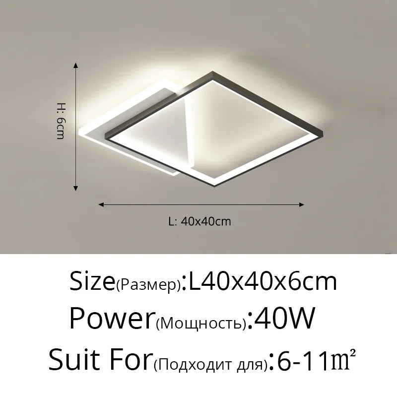 Modern LED Chandelier – Dimmable Indoor Lighting for Bedroom, Living Room, Workspace and Home Decor, 110V/220V