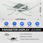 Modern LED ceiling lamp for living room, dining room, bedroom, and balcony