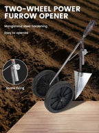 Weeding Hoe Terrarex Duo | Hand-Forged From Manganese Steel | for Weeding & Soil Loosening | Without Handle