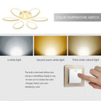 Flush Mount Lamp 12W Living Room Hall Lights Three Colors Modern Style Ceiling Lamp Super Bright Eye Care for Hall Stairs