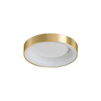 Modern LED ceiling lamp – Dimmable gold surface lamp for bedroom, office, balcony, and hall