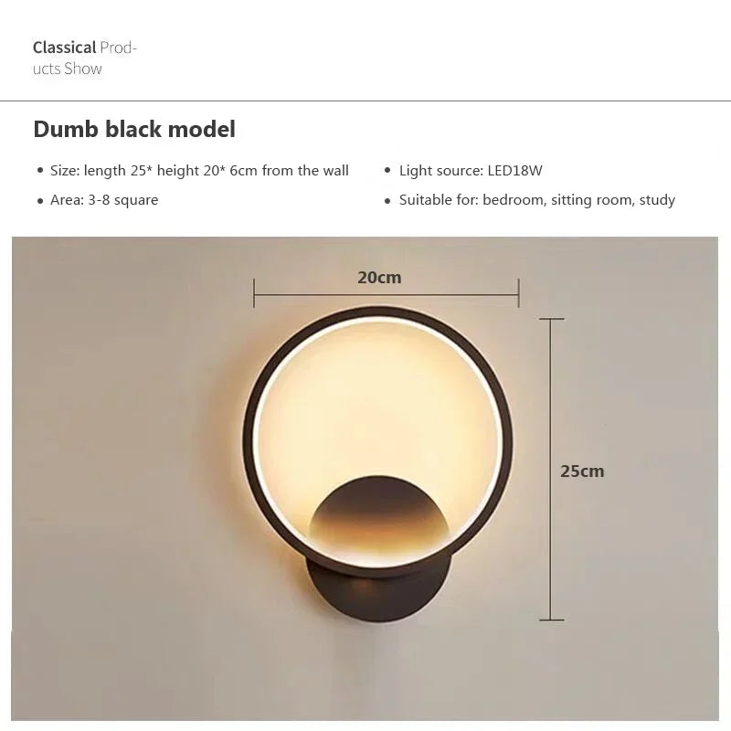 Modern LED Wall Lamp – Nordic Up & Down Wall Lamps for Living Room, Bedroom, Hallway and Home Decoration