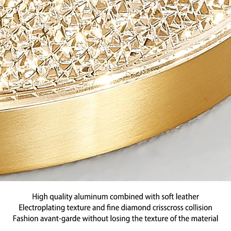 Modern Gold LED Chandeliers - Elegant Indoor Lighting for Living Spaces