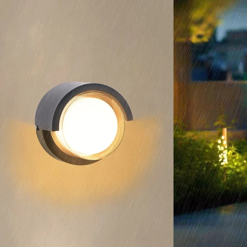 Modern LED outdoor wall lamp – Waterproof wall lamp for porch and balcony for home garden, IP55 rated