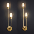 Modern Golden LED Wall Lamp – Nordic Wall Lamp for Living Room, Bedroom, Kitchen, and Hall Decor