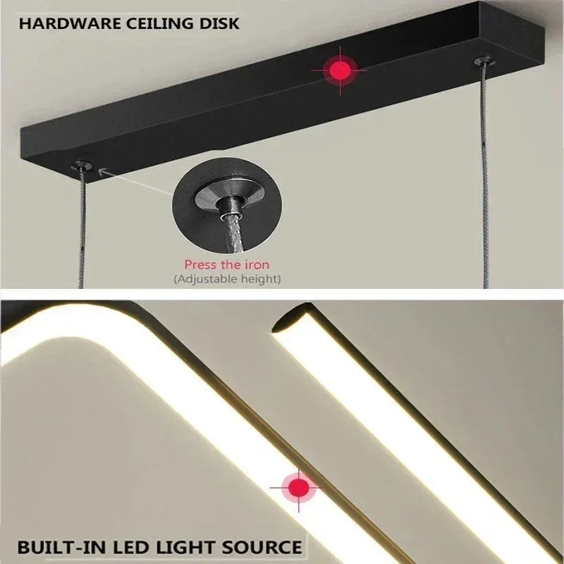 Modern LED Pendant Lamps: Illuminate your living spaces with style and elegance