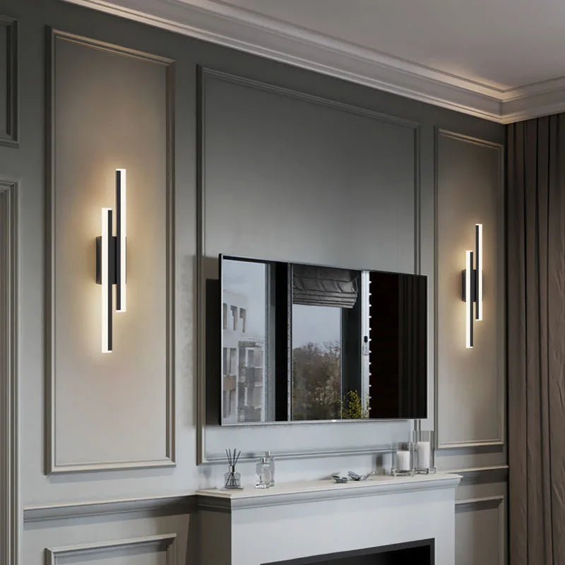 Modern LED wall lamp – Stylish wall lamp for living room, staircase, bedroom, and hallway lighting