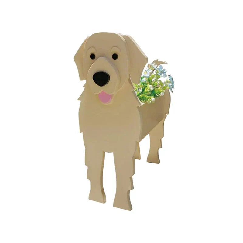 Flower Pot - Pawsome - Dog Plant Container - Various Breeds