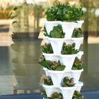 GardenTower FourSeasons – Stackable Plant Pots with Smart Watering System