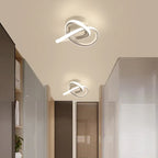 Modern LED Wall Light – Clover Black & White Ceiling Lamp for Bedroom, Living Room, Hallway and Office with Remote Control and Dimmable Options