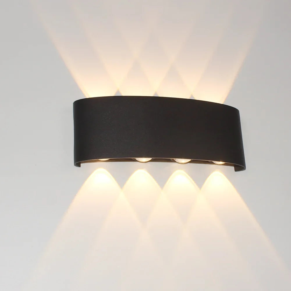 Body Movement Sensor Wall Lamp Waterproof Outdoor LED Wall Switch On Off Lighting Lamps Garden Courtyard Induction Corridor Wall Lamp