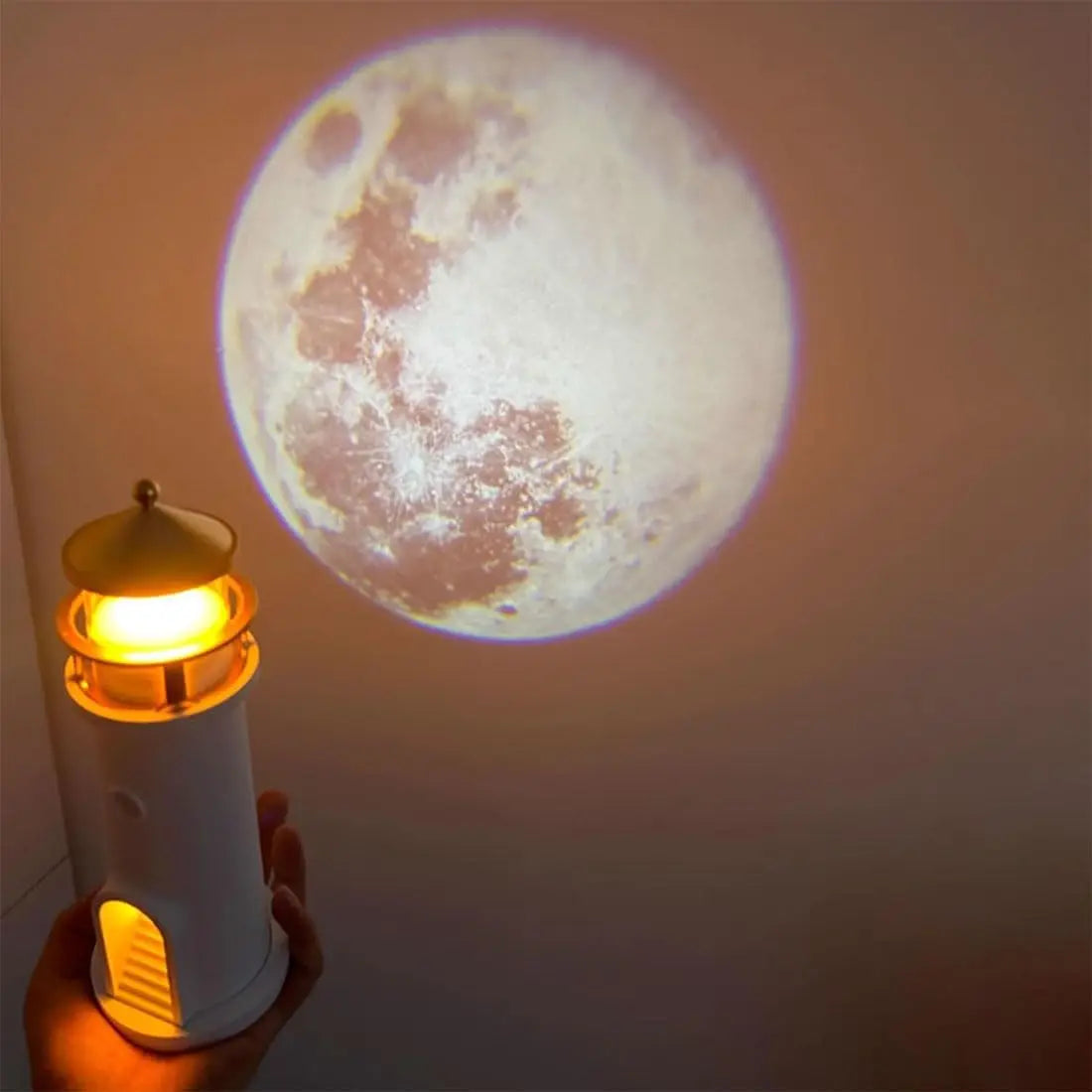 Moon Harbor Lighthouse Night Light