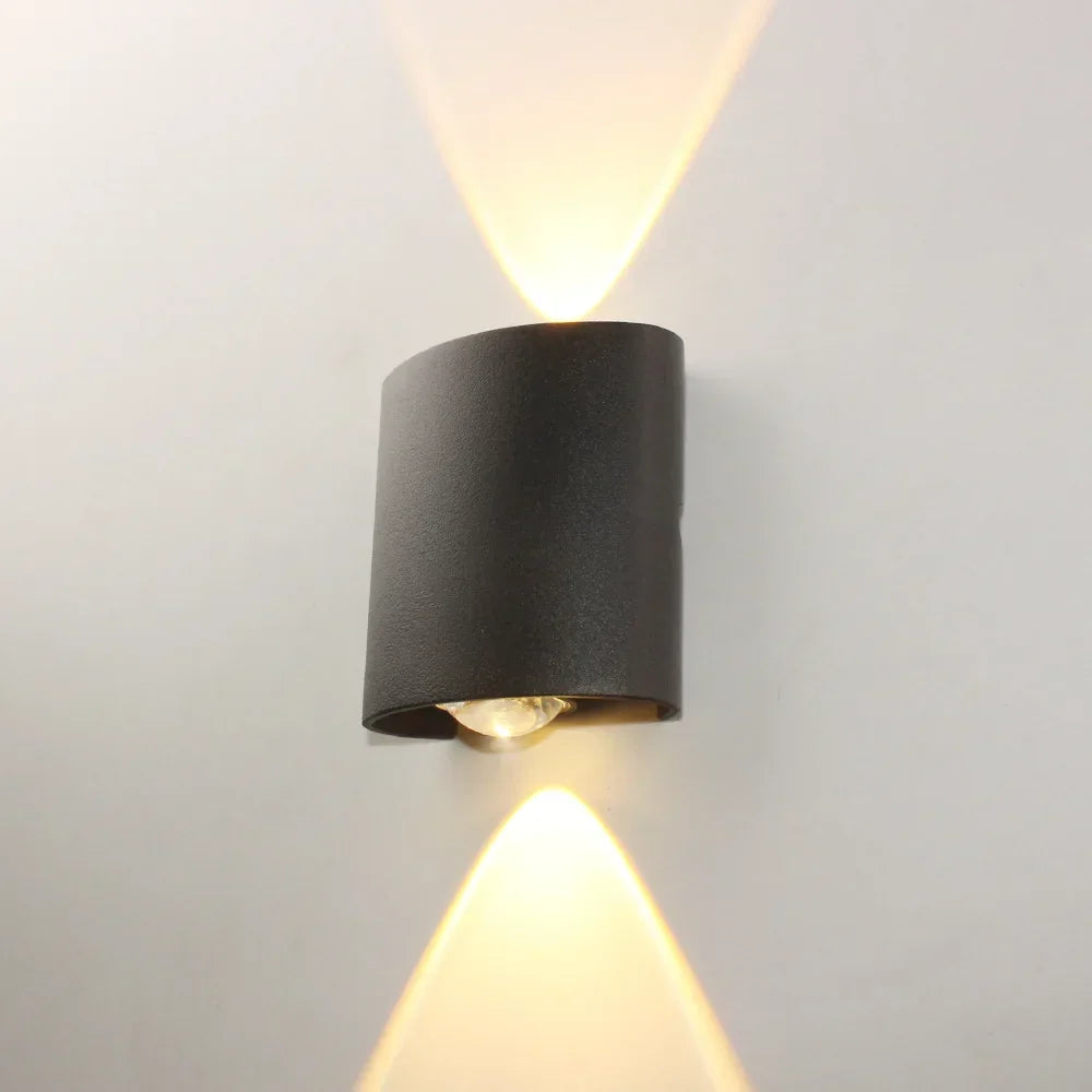 Body Movement Sensor Wall Lamp Waterproof Outdoor LED Wall Switch On Off Lighting Lamps Garden Courtyard Induction Corridor Wall Lamp