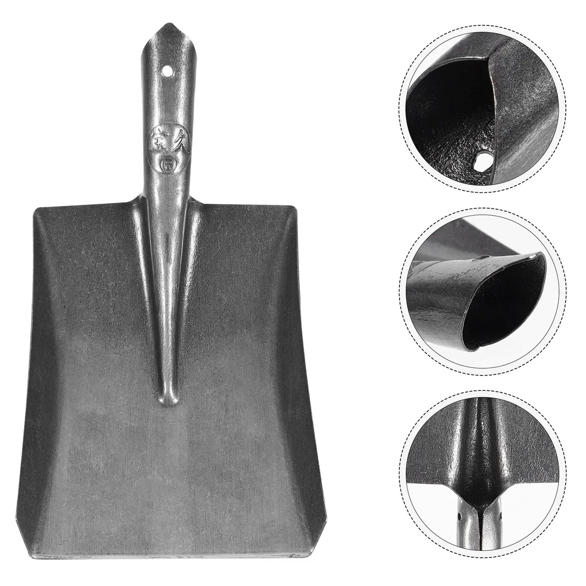Terragrip Garden Spade | Extra Robust & Handy | for Roots & Lawn Edges | Carbon Steel Rust-Free