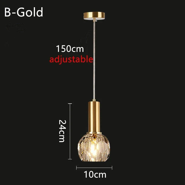 LED Nordic Modern Small Chandelier G9 AC90-260V Bedroom Nightstand Chandelier Dining Room Living Room Bar Creative Crystal Light