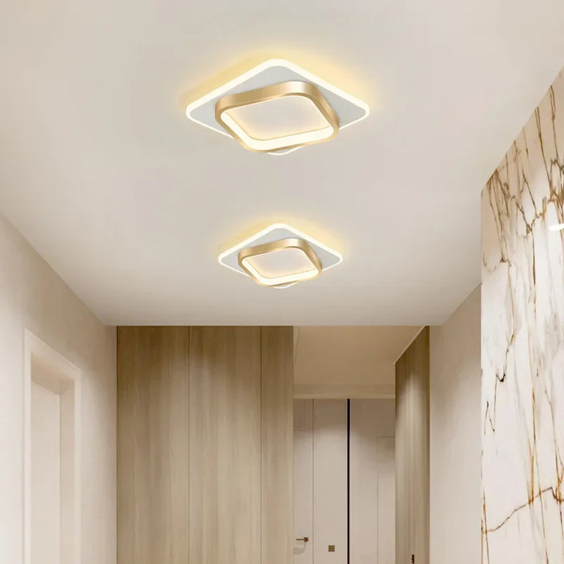 Modern LED ceiling light - Square ceiling lamp for living room, staircase, hallway and more