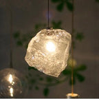 Nordic Glass Pendant Lamp – Contemporary LED Lighting Installation for Dining Table, Bar and Entrance Area