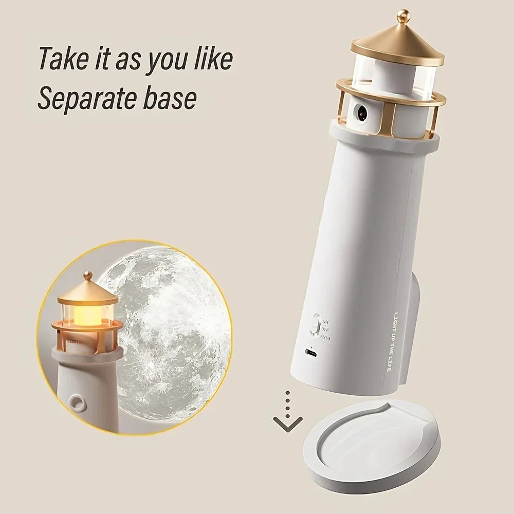 Moon Harbor Lighthouse Night Light
