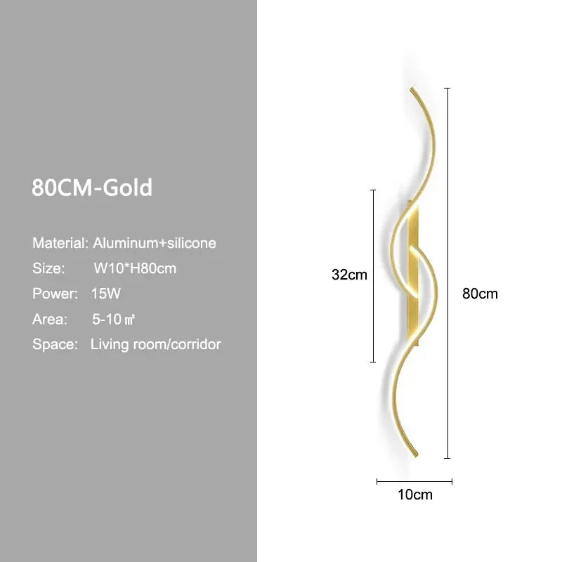 Modern LED Wall Lamps – Up and Down Wall Lamps for Bedrooms, Hallways, and Indoor Lighting