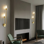 Modern Golden LED Wall Lamp – Nordic Wall Lamp for Living Room, Bedroom, Kitchen, and Hall Decor