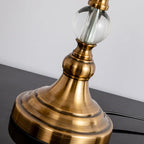 American imitation copper crystal nightstand lamp - modern European style desk lamp