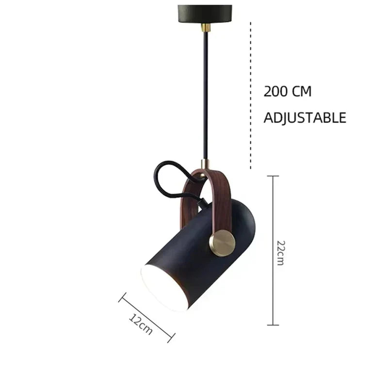 Modern swivel pendant lamp – Adjustable metal pendant lamp for bedroom, living room, dining room or kitchen