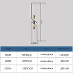 Modern Creative Stripe LED Wall Lamp Minimalist Bedroom Nightstand Wall Lamp LED Lights Living Room TV Bench Background Wall Lamp