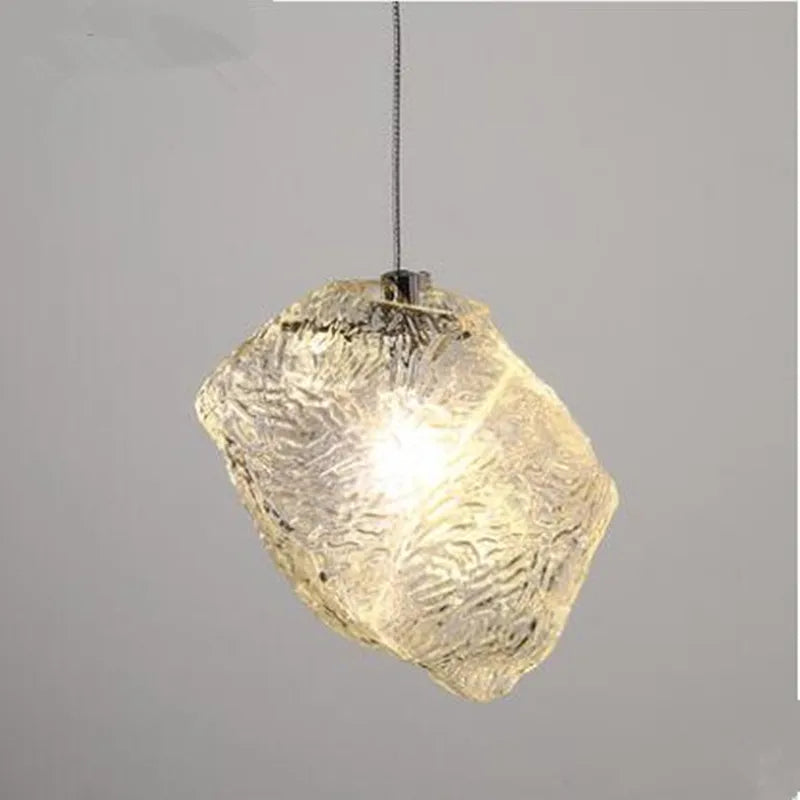 Nordic Glass Pendant Lamp – Contemporary LED Lighting Installation for Dining Table, Bar and Entrance Area