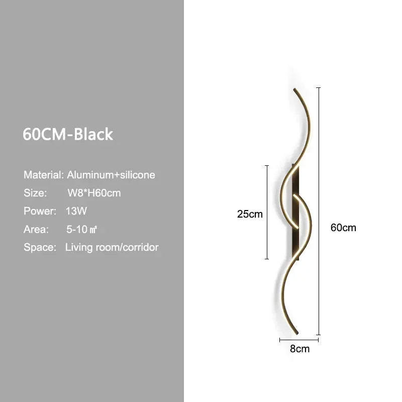 Modern LED Wall Lamps – Up and Down Wall Lamps for Bedrooms, Hallways, and Indoor Lighting