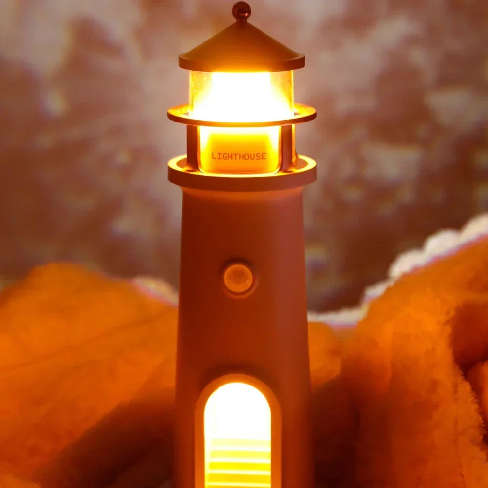 Moon Harbor Lighthouse Night Light