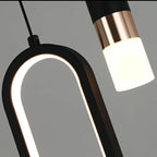 Modern Minimalist LED Pendant Light Chandelier – Adjustable Pendant Light for Bedroom, Living Room and Home Decor