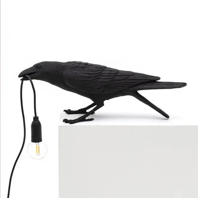 Modern Lucky Bird Table Lamp – Creative Heart Animal Design for Bedroom and Living Room