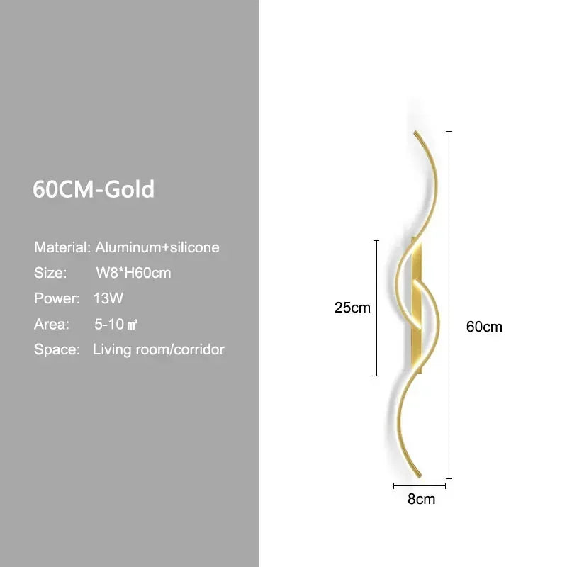 Modern LED Wall Lamps – Up and Down Wall Lamps for Bedrooms, Hallways, and Indoor Lighting