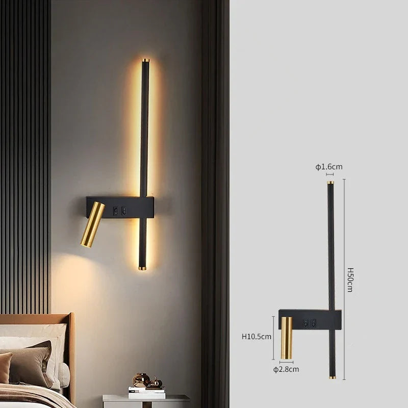 Modern LED Wall Lamp - Nordic Style for Creative Home Decoration