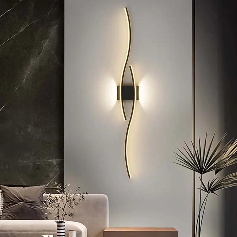 Modern LED Wall Lamp – Wall Lamp for Living Room, Bedroom and Hallway – Stylish Indoor Lighting