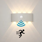 Body Movement Sensor Wall Lamp Waterproof Outdoor LED Wall Switch On Off Lighting Lamps Garden Courtyard Induction Corridor Wall Lamp