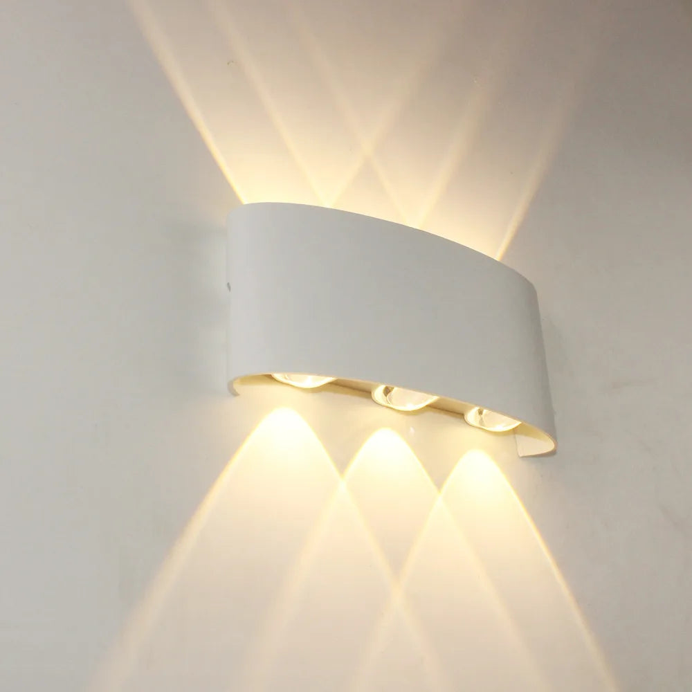 Body Movement Sensor Wall Lamp Waterproof Outdoor LED Wall Switch On Off Lighting Lamps Garden Courtyard Induction Corridor Wall Lamp