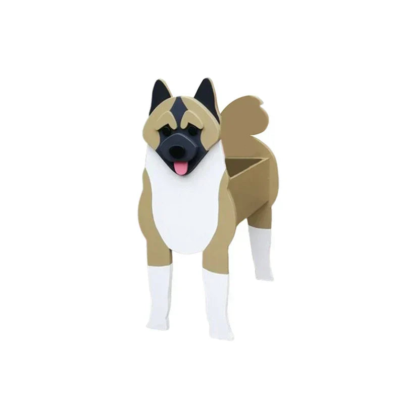 Flower Pot - Pawsome - Dog Plant Container - Various Breeds