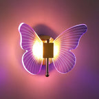 Butterfly LED Wall Lamp: Add colorful elegance to your space