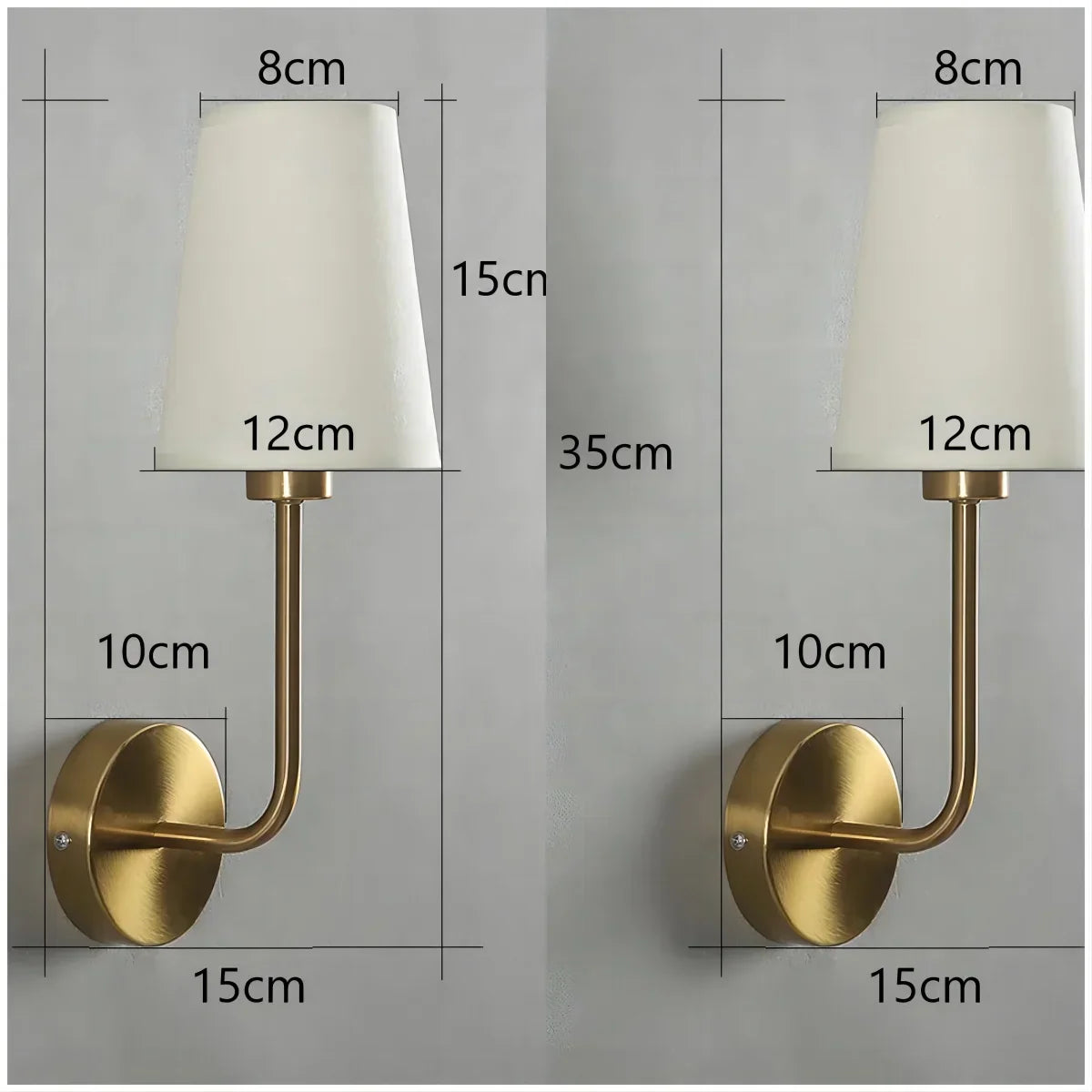 Nordic Minimalism LED Wall Lamp – Modern Linen Lampshade for Living Room, Bedroom and Staircase Decor