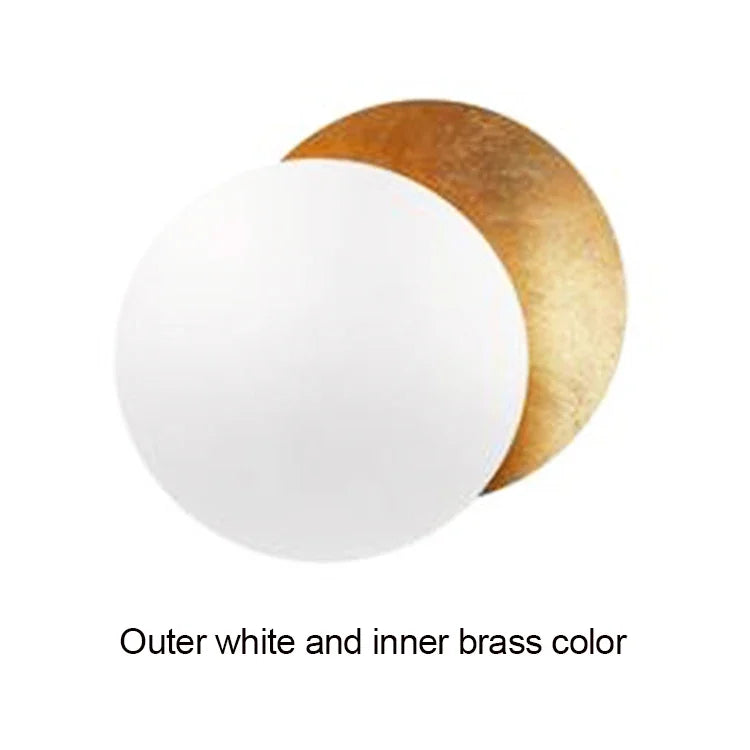 Modern Eclipse Wall Lamp – Round LED wall lamp for bedroom, hallway, entrance, and living room