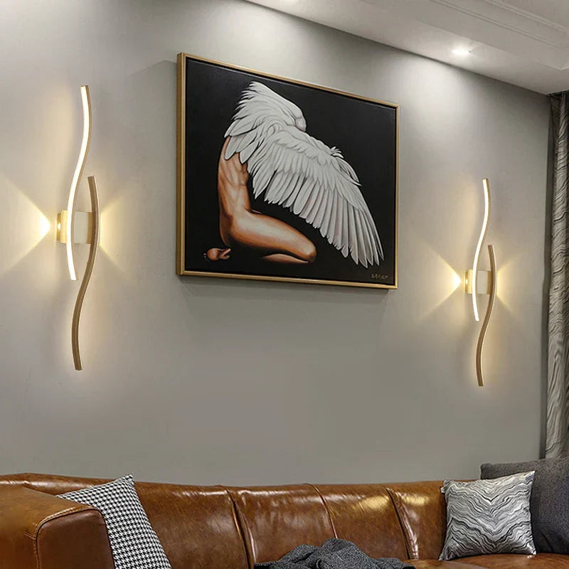 Modern LED Wall Lamp – Wall Lamp for Living Room, Bedroom and Hallway – Stylish Indoor Lighting
