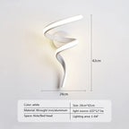 Modern Minimalistic LED Wall Lamp – Up and Down Switch for Bedroom, Living Room, and Bathroom