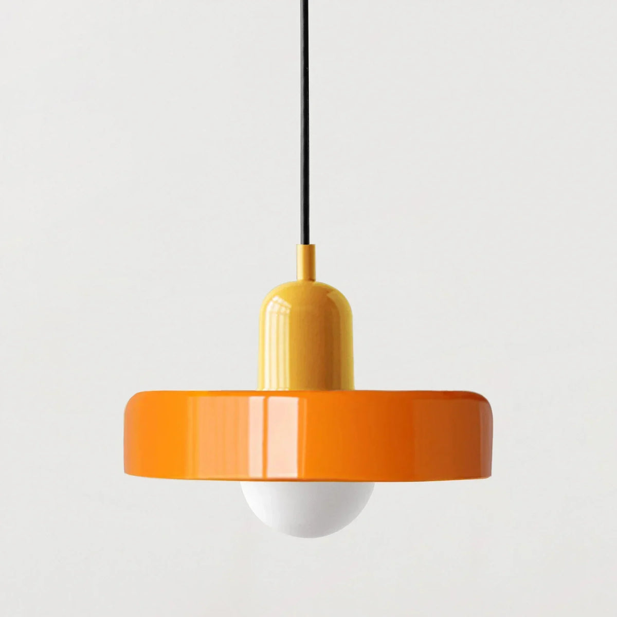 Nordic Glass Pendant Light – Modern LED Hanging Lamp for Living Room, Bedroom, Dining Room and Bar, 3 Candy Colors