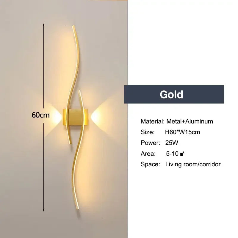 Modern LED Wall Lamps – Up and Down Wall Lamps for Bedrooms, Hallways, and Indoor Lighting