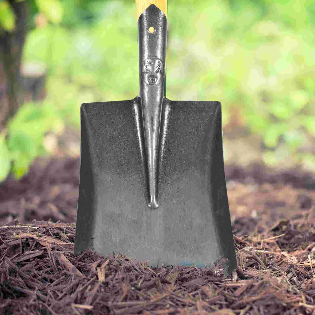 Terragrip Garden Spade | Extra Robust & Handy | for Roots & Lawn Edges | Carbon Steel Rust-Free