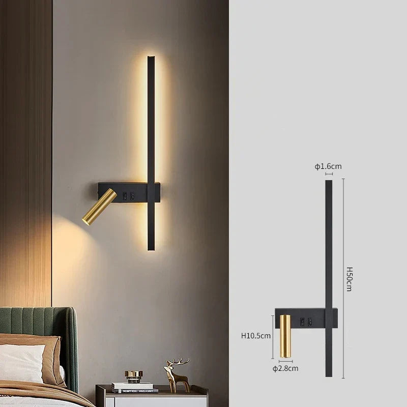 Modern LED Wall Lamp - Nordic Style for Creative Home Decoration