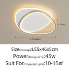 Modern LED Chandelier – Dimmable Indoor Lighting for Bedroom, Living Room, Workspace and Home Decor, 110V/220V